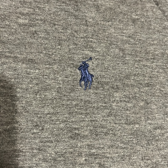 Polo Ralph Lauren Light Gray Zip-Up Sweater - Picture 4 of 8